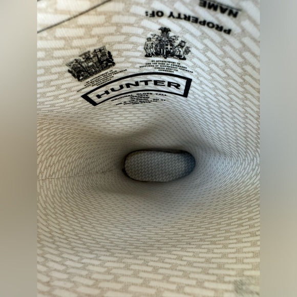 Hunter Original Tall Black Gloss Rubber Rain Boots size 6 - Picture 9 of 10